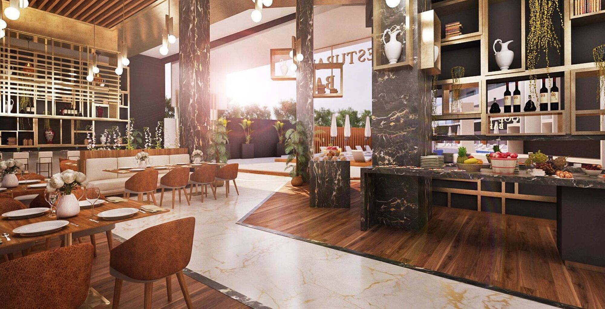 大陆Plus酒店 Rhodes City 内观 照片